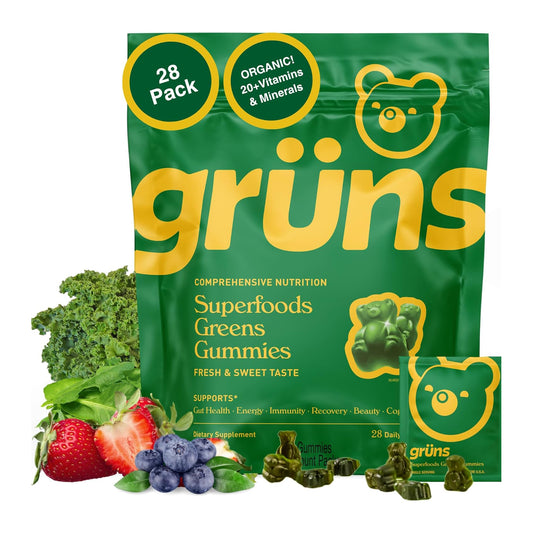 Gruns Adults Super Greens Multivitamin Gummie